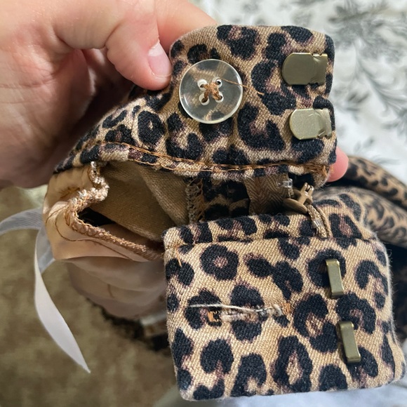 Bundle- Dark Navy and Leopard print Pixie work pants - Picture 8 of 12